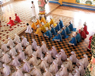 Cao Dai-tempel i Tay Ninh